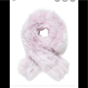 Kate spade faux fox knit skinny scarf